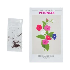 Semillas flores petunias