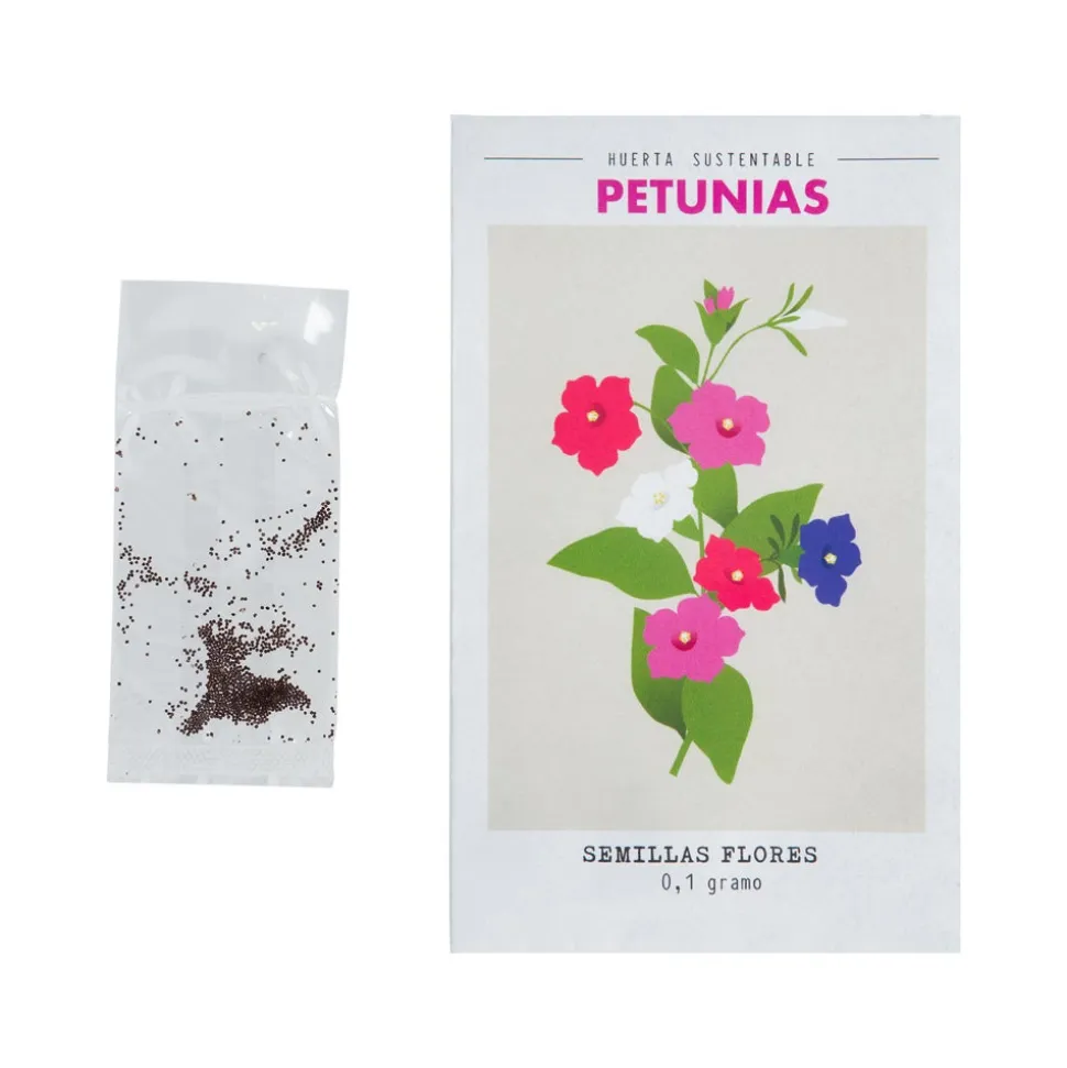 Semillas flores petunias