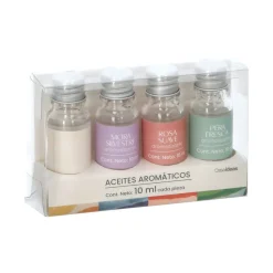 Set 4 aceites aromáticos 10 ml
