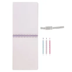 Set block de arte con marcadores glitter