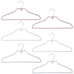 Set 6 colgadores antideslizantes 40x34x19 cm