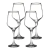 Set 4 Copas Vidrio Classic Vino Tinto 355 ml