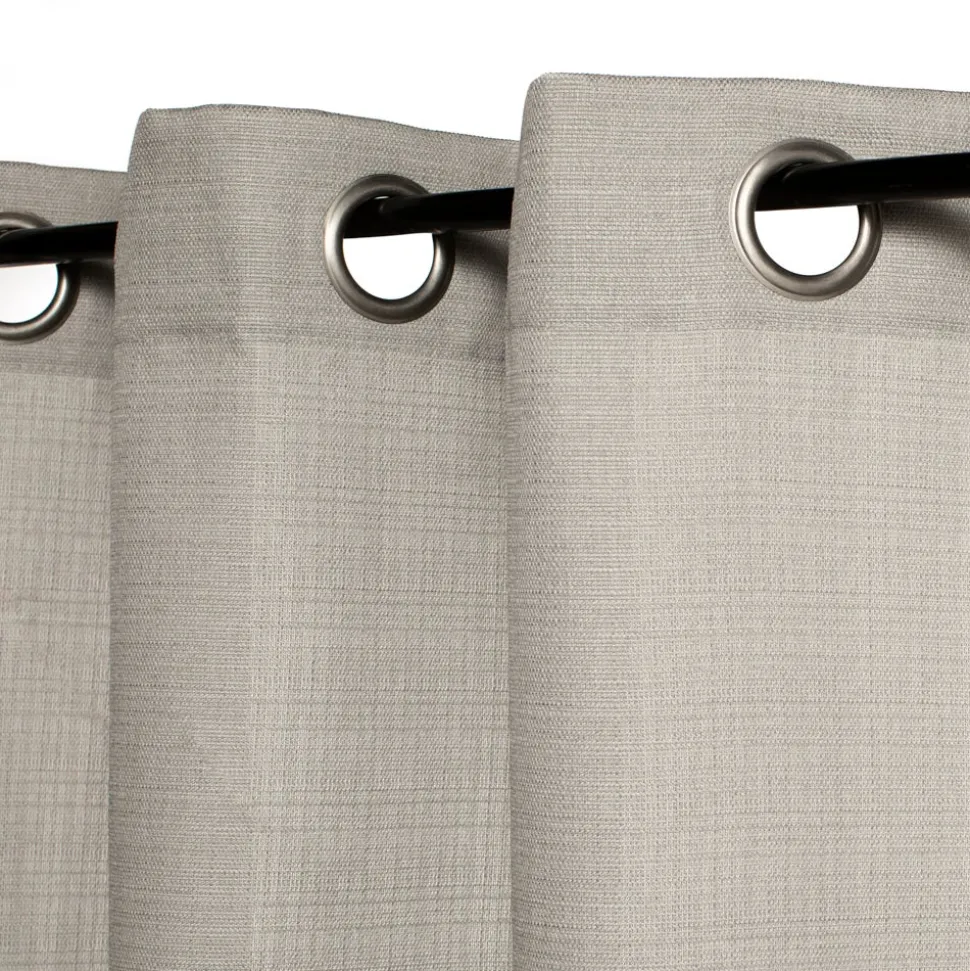 Set 2 cortinas texturadas con ojetillos 140x240 cm