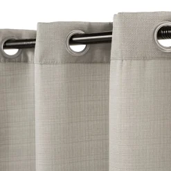 Set 2 cortinas texturadas con ojetillos 140x240 cm