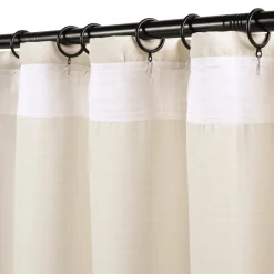 Set 2 cortinas texturadas con presillas 140x240 cm