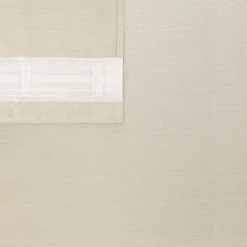 Set 2 cortinas texturadas con presillas 140x240 cm