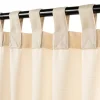 Set 2 cortinas texturadas con presillas 140x240 cm