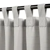Set 2 cortinas texturadas con presillas 140x240 cm