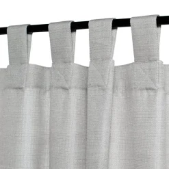 Set 2 cortinas texturadas con presillas 140x240 cm