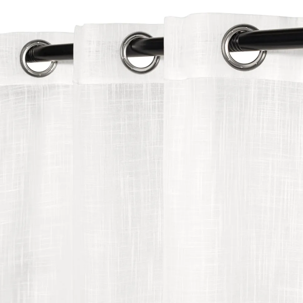 Set 2 cortinas velo con ojetillos 140x240 cm