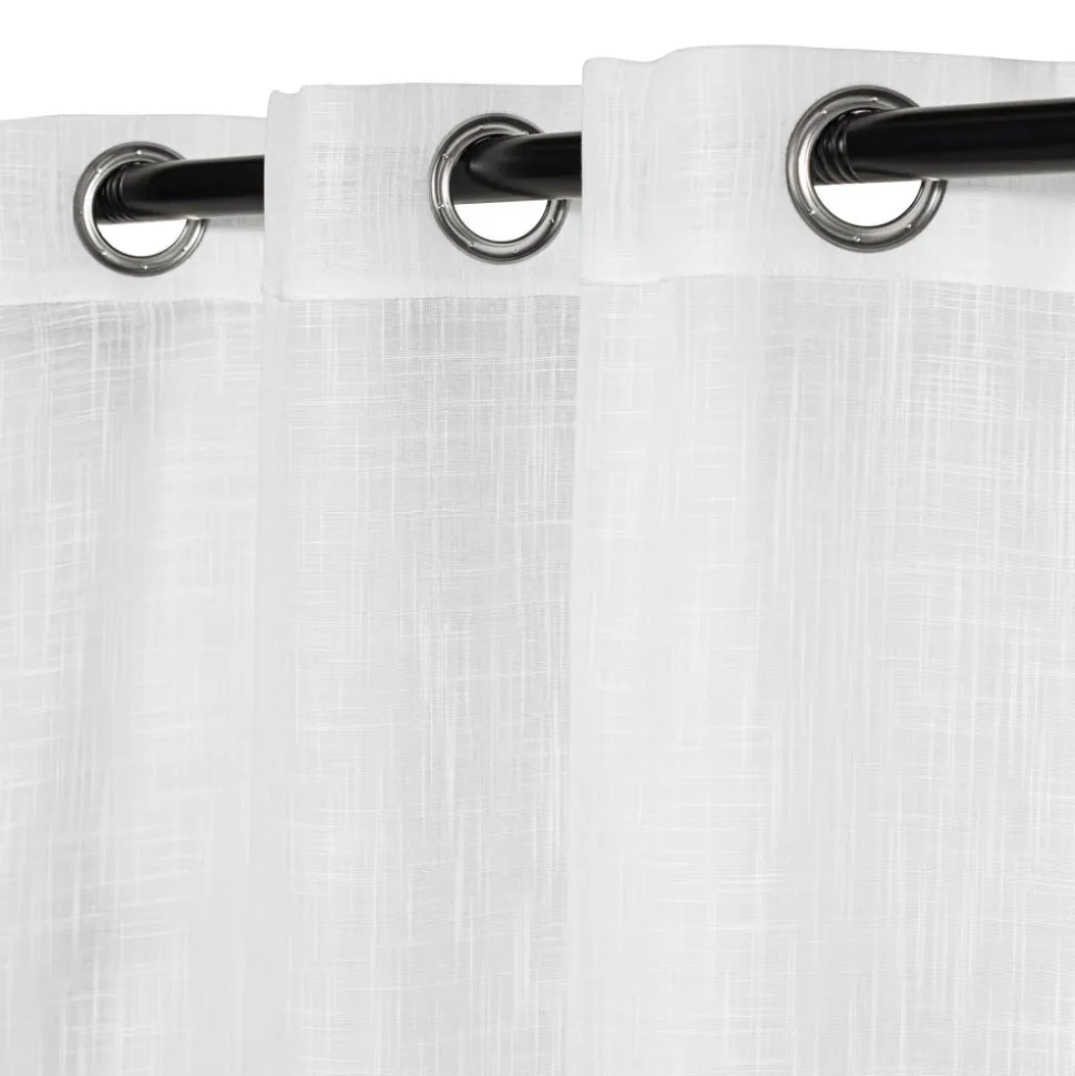 Set 2 cortinas velo con ojetillos 140x240 cm