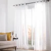 Set 2 cortinas velo estampado trama 140x240 cm con ojetillos