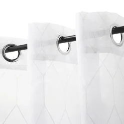 Set 2 cortinas velo estampado trama 140x240 cm con ojetillos