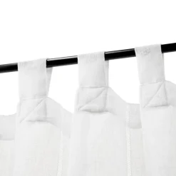 Set 2 cortinas velo tipo lino con presillas 140x240 cm