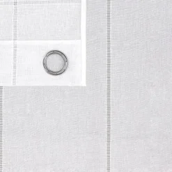 Set 2 cortinas velo tipo lino con ojetillos 140x240 cm