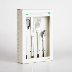 Set 24 cubiertos acero inoxidable