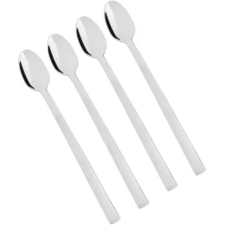 Set 4 cucharas para café helado de acero inoxidable