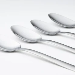 Set 4 cucharas soperas de acero inoxidable