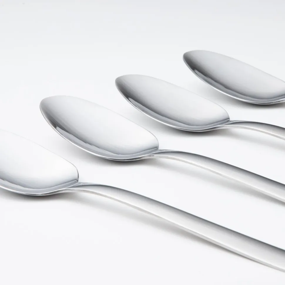 Set 4 cucharas soperas de acero inoxidable