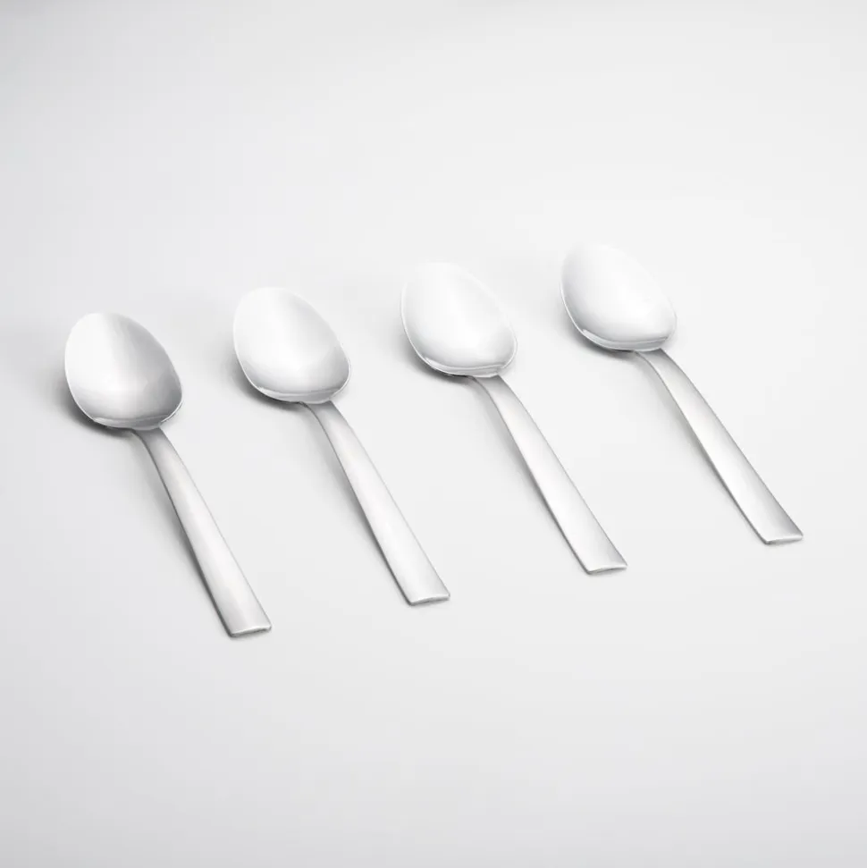 Set 4 cucharas soperas de acero inoxidable