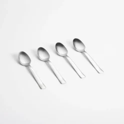 Set 4 cucharitas para café de acero inoxidable