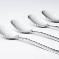 Set 4 cucharitas para postre de acero inoxidable