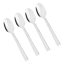Set 4 cucharitas para postre de acero inoxidable