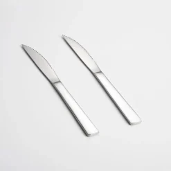 Set 2 cuchillos con filo de acero inoxidable