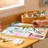 Set de bastidor con diseño y pinturas acrílicas 30x40 cm