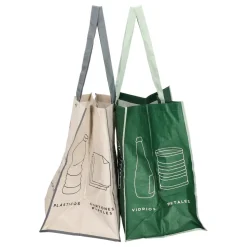 Set de 2 bolsas para reciclaje
