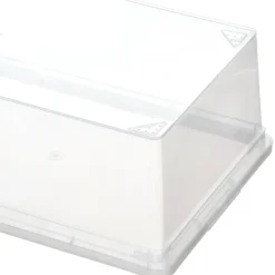 Set de 2 cajas de plástico 6 Litros 34x19x12 cm