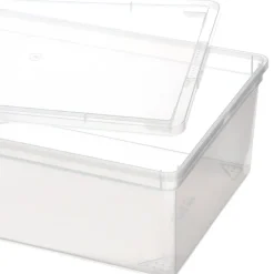 Set de 2 cajas de plástico 6 Litros 34x19x12 cm