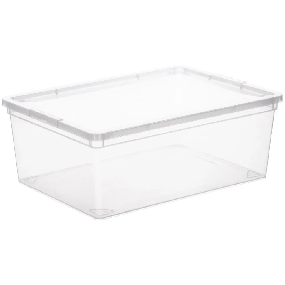 Set de 2 cajas de plástico 10.5 Litros 36,5x26x14 cm