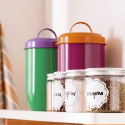 Set de 4 canisters PET 250 ml