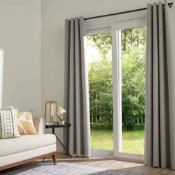 Set de 2 cortinas blackout TPU con ojetillos 140x240 cm