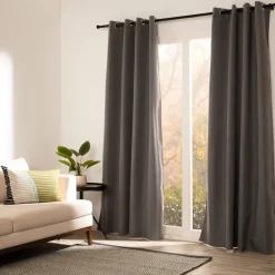 Set de 2 cortinas blackout TPU con ojetillos 140x240 cm
