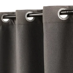 Set de 2 cortinas blackout TPU con ojetillos 140x240 cm