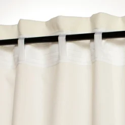 Set de 2 cortinas terciopelo con gancho