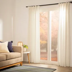 Set de 2 cortinas terciopelo con gancho