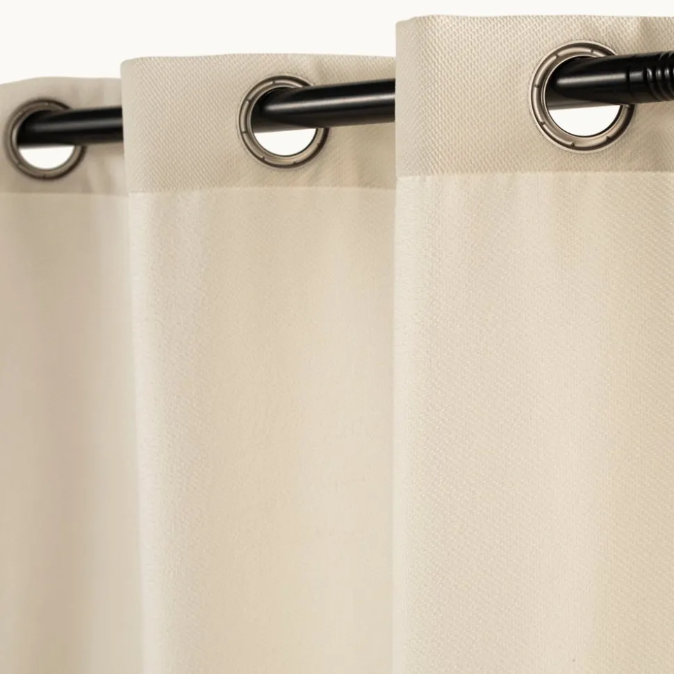 Set de 2 cortinas terciopelo con ojetillos 140x240 cm