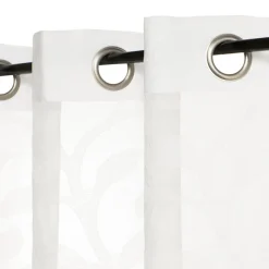 Set de 2 cortinas velo con ojetillos 140x240 cm