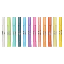Set de 12 crayones retráctiles tipo témpera sólida