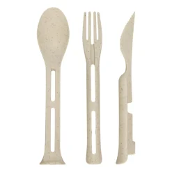 Set de 3 cubiertos de plástico