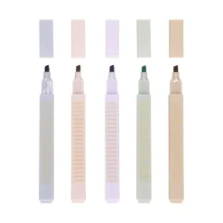 Set de 5 destacadores pastel