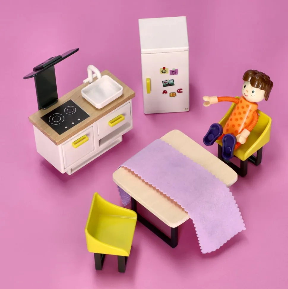 Set de mobiliario para casa de muñeca Castilá