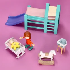 Set de mobiliario para casa de muñeca Castilá