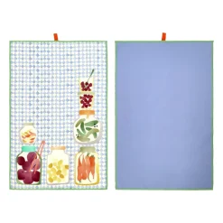 Set de 2 paños seca vasos 40x60 cm