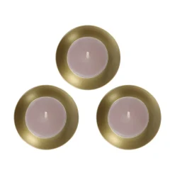 Set de 3 portavelas para tea-light