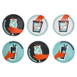 Set de 6 posavasos