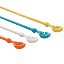 Set de 4 revolvedores de plástico